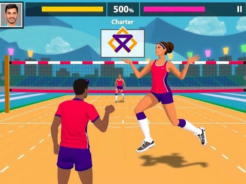 Volleyball Legend India tournament gameplay